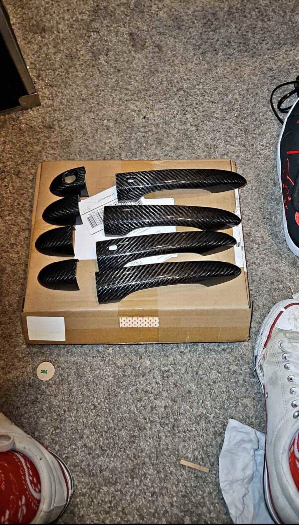 Brand new carbon fiber Maserati Ghibli door handle covers