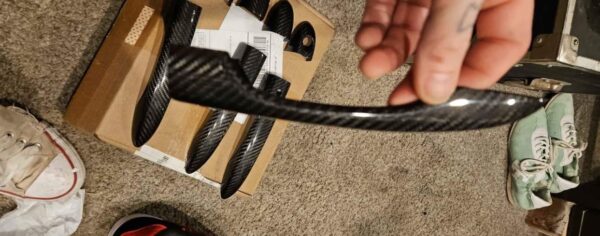 Brand new carbon fiber Maserati Ghibli door handle covers