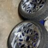 TIS Forged 22x14 Polished Wheels and 33” Tires 8 lug