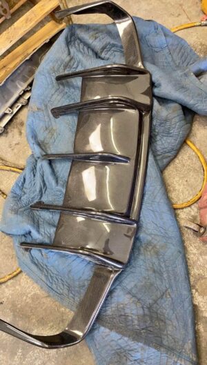 img_4039-2 Real carbon fiber diffuser for Mercedes CLS 2012+