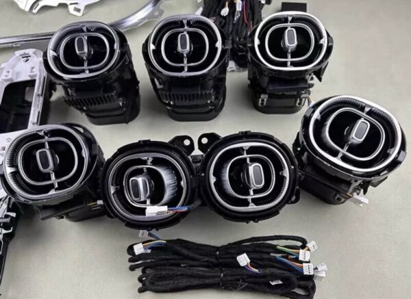 img_4220 64 Colors Air Vent LED Ambient Light For 2022-2025 W206 Mercedes Benz C Class