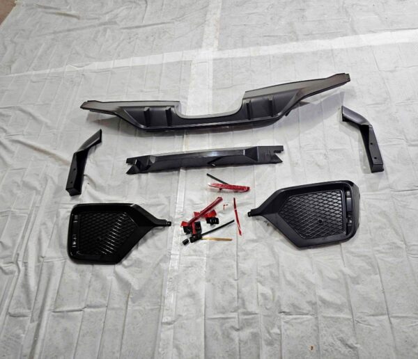 img_4581 Honda Civic Rear Bumper Type R sport style body kit diffuser forth generation Hatchback