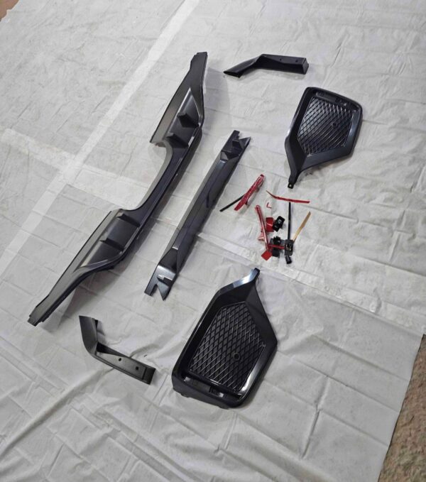 img_4582 Honda Civic Rear Bumper Type R sport style body kit diffuser forth generation Hatchback