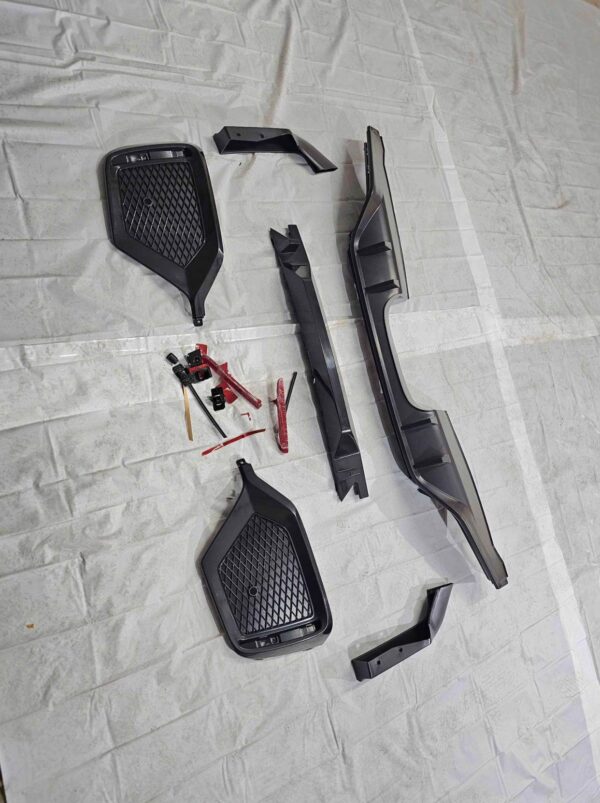 img_4583 Honda Civic Rear Bumper Type R sport style body kit diffuser forth generation Hatchback
