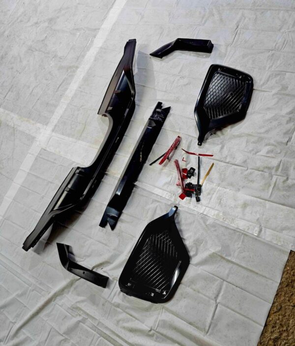 img_4584 Honda Civic Rear Bumper Type R sport style body kit diffuser forth generation Hatchback