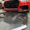 img_5535 Glass Transparent Carbon Fiber Hood Bonnet Ver.3 for Audi RS