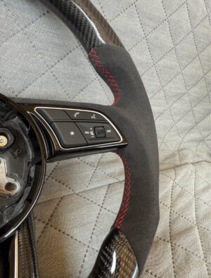 img_6346 Audi RS carbon fiber Alcantara steering wheel